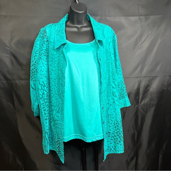 White Stag 2 piece Teal Top 18w/20w - Picture 8 of 14